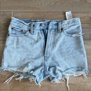 Abercrombie & Fitch Light Wash Jean Shorts